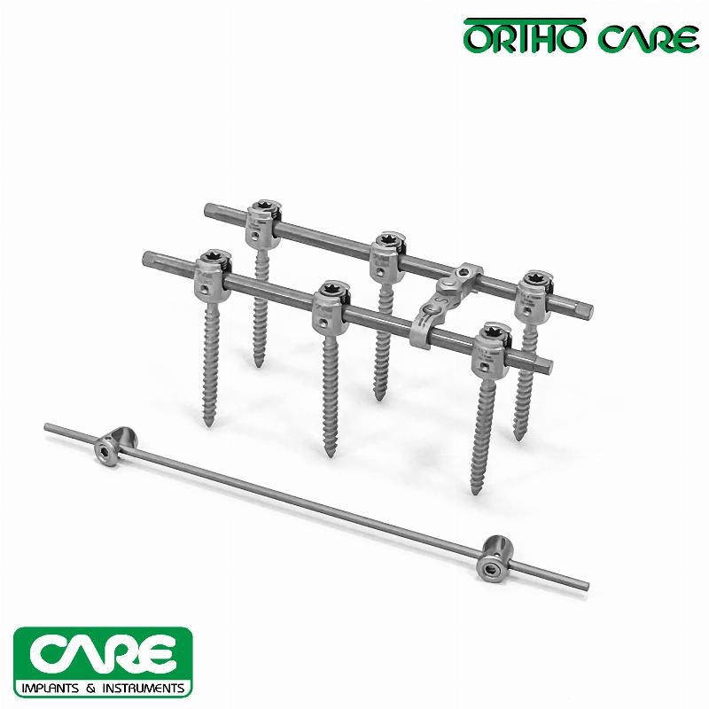 Система для транспедикулярної фіксації хребта (6 гвинта) ORTHO CARE